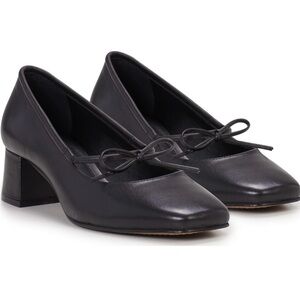 Vince Camuto Bow Mary Jane Charley Racer Block Heel
